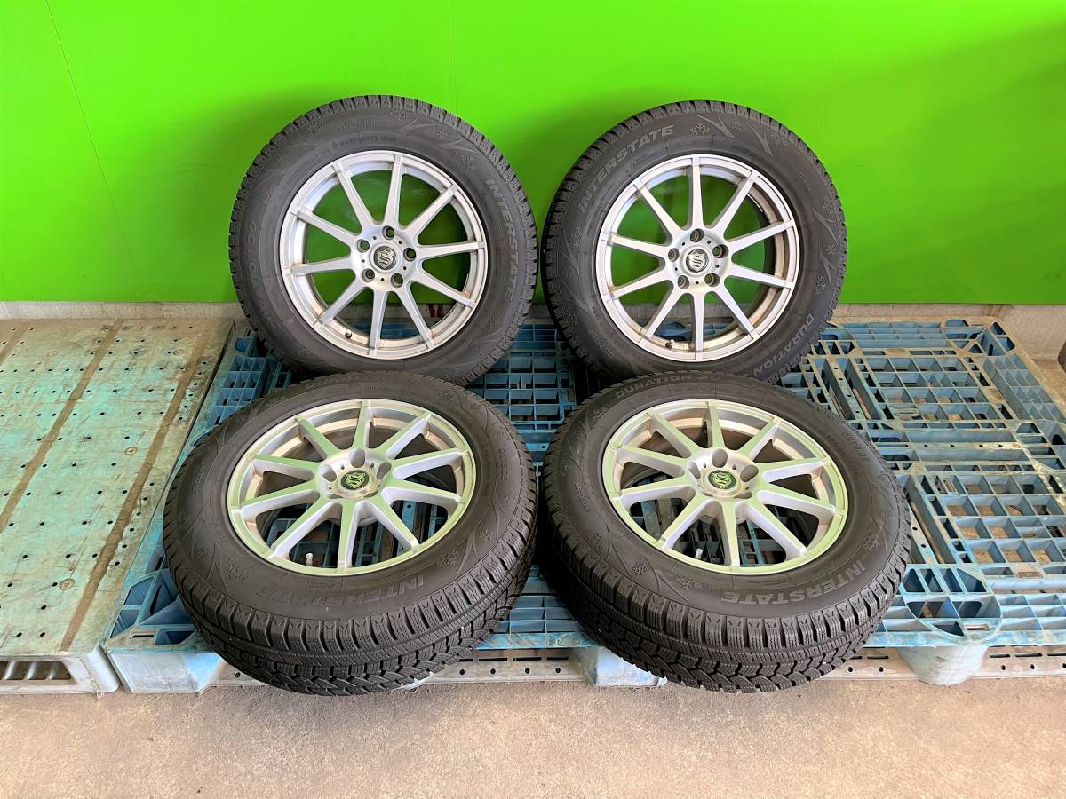 17インチ タイヤ、ホイール 215／55R17スタッドレス＆アルミ4