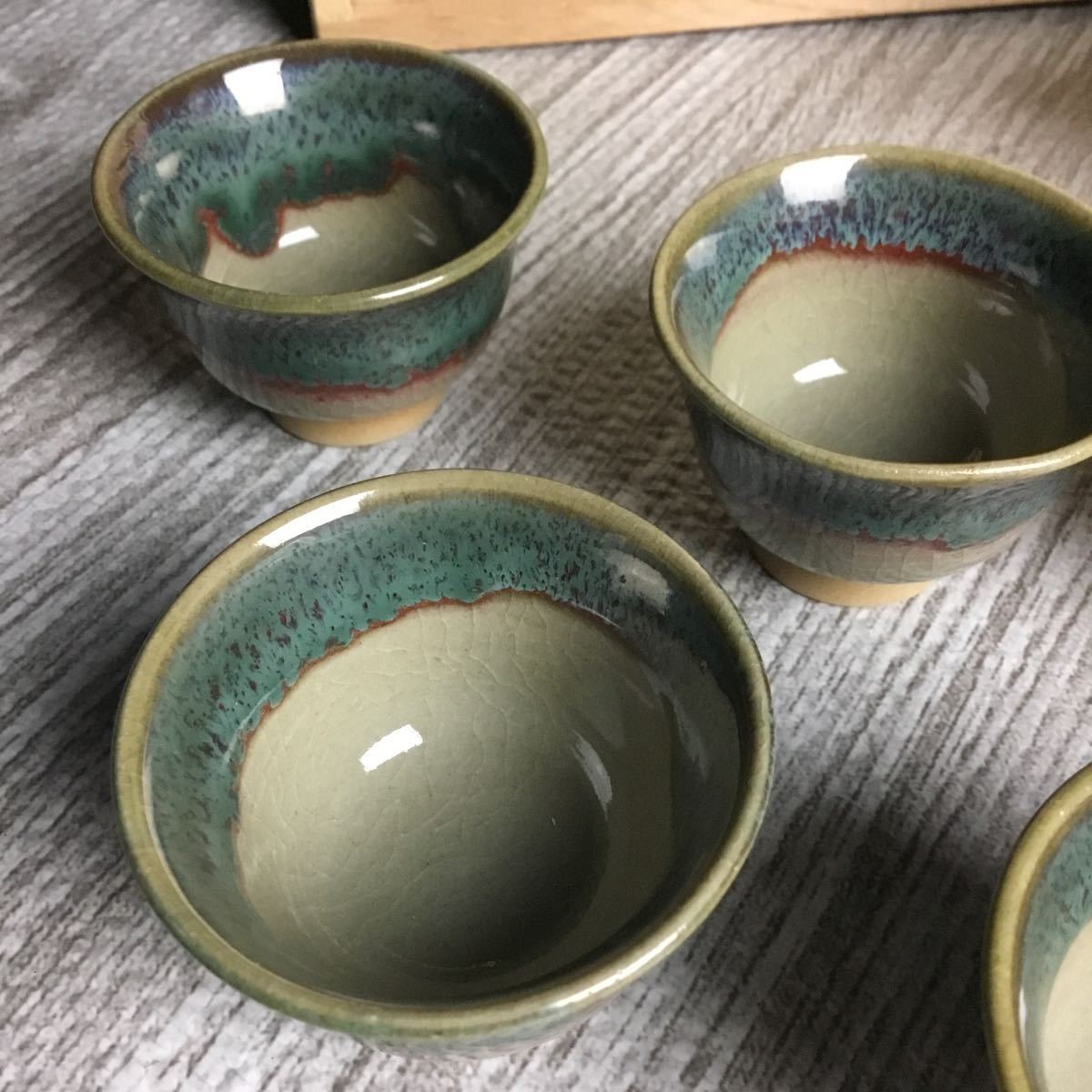 豊前 上野焼 茶器セット 煎茶道具 茶道具 茶器 急須