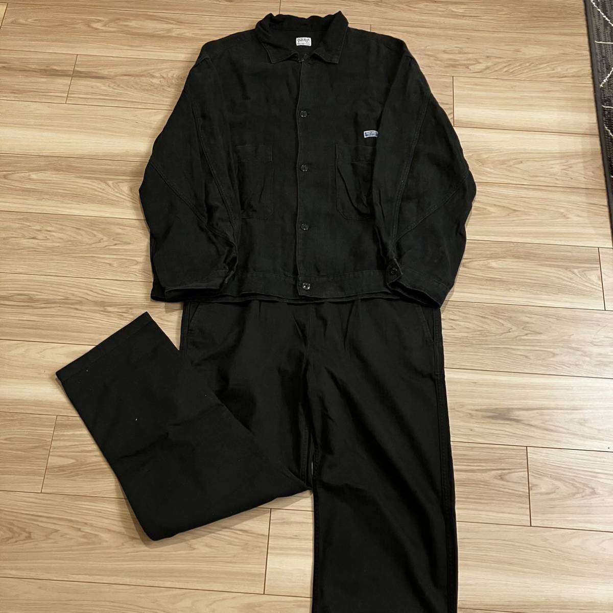 radiallラディアル シャツジャケット　パンツ　セット　neighborhood confect calee comori yaeca unused リネン