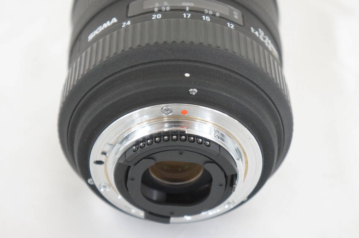 ⑥ SIGMA シグマ EX 12-24mm D F4.5-5.6 DG HSM ニコンマウント レンズ 