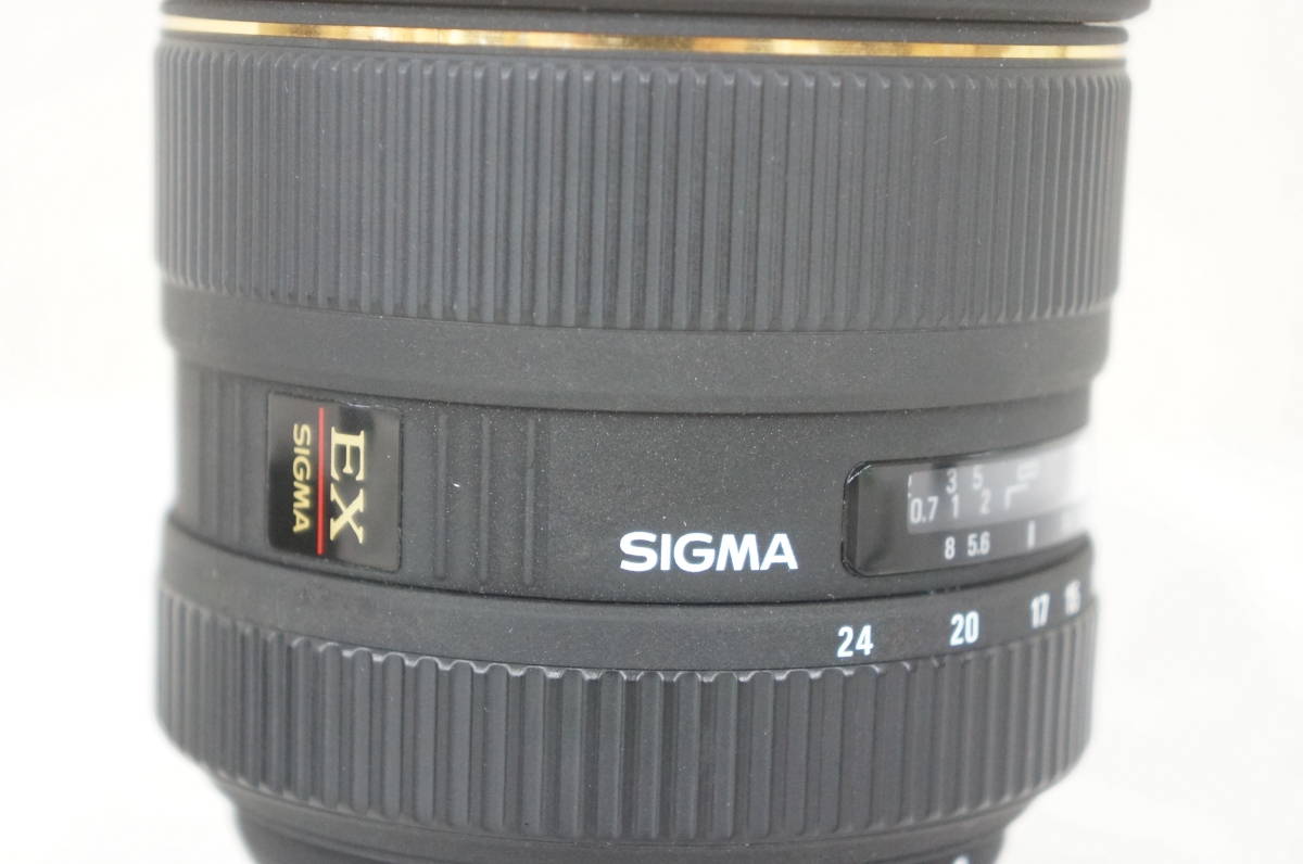 ⑥ SIGMA シグマ EX 12-24mm D F4.5-5.6 DG HSM ニコンマウント レンズ 