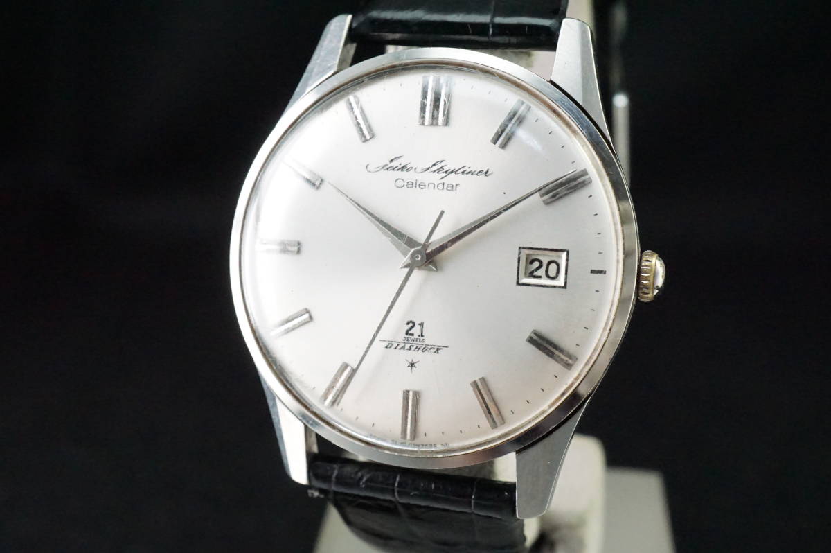 【P6/20-22 MF09】★SEIKO/セイコー スカイライナー J15019 手巻 メンズ 稼働品★
