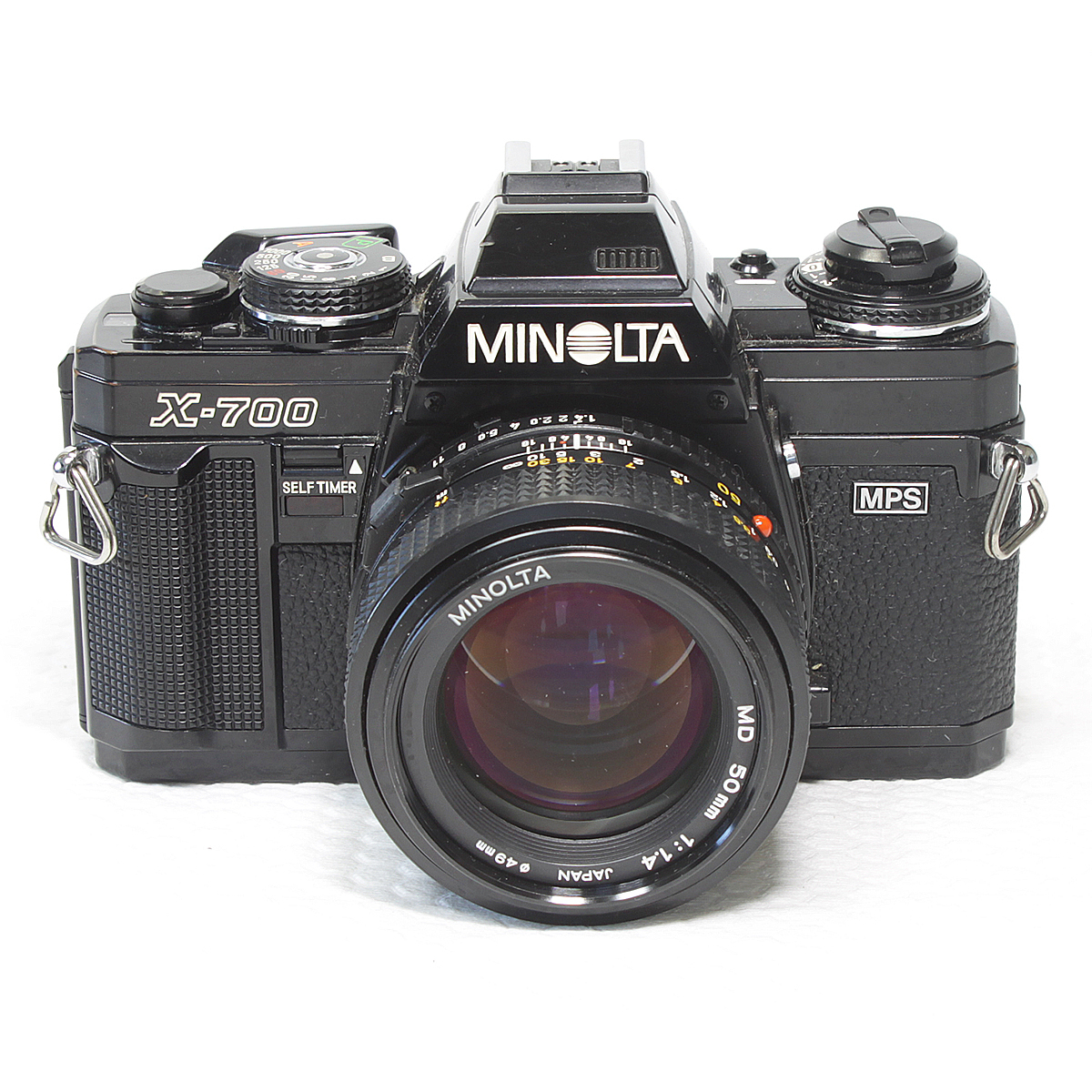 X-700 MINOLTA レンズ2本 フラッシュ付 ジャンク Minolta フラッシュ 2
