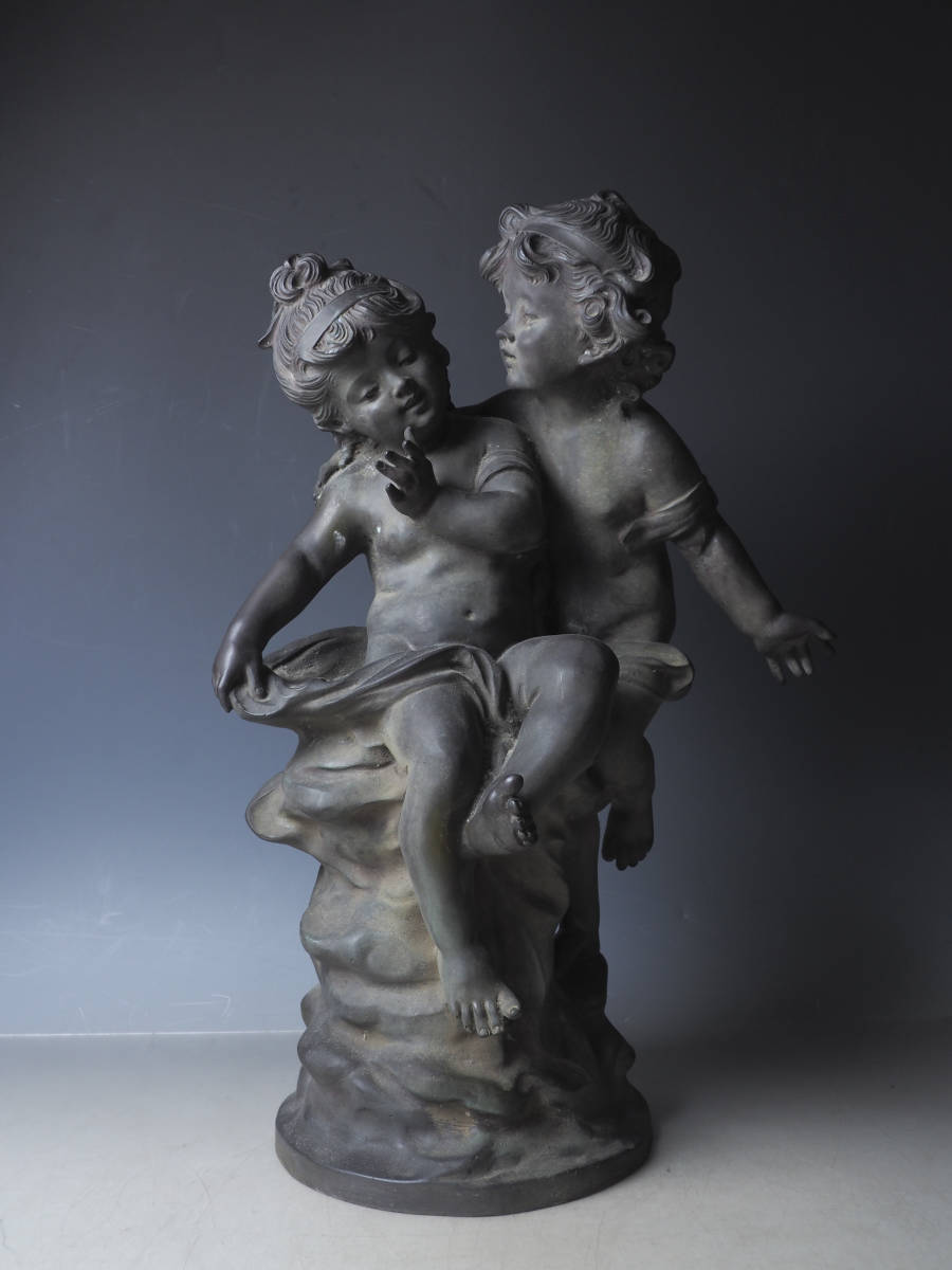 ブロンズ像 Moreau アンティーク ysp16_アンティーク 希少オーギュスト