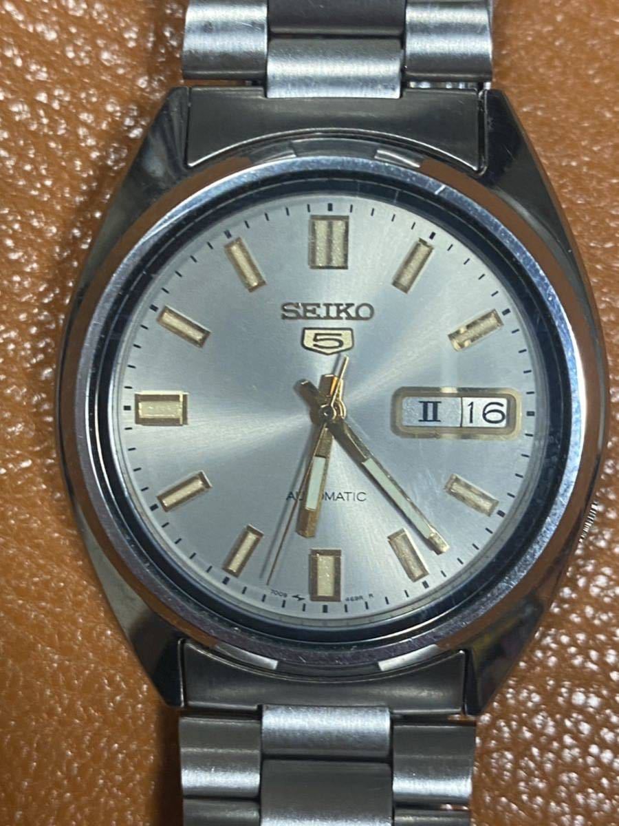 【確認用商品】 SEIKO 5 輸出用モデル 7009-3040F 稼動品 亀戸マーク Yahoo!オークション