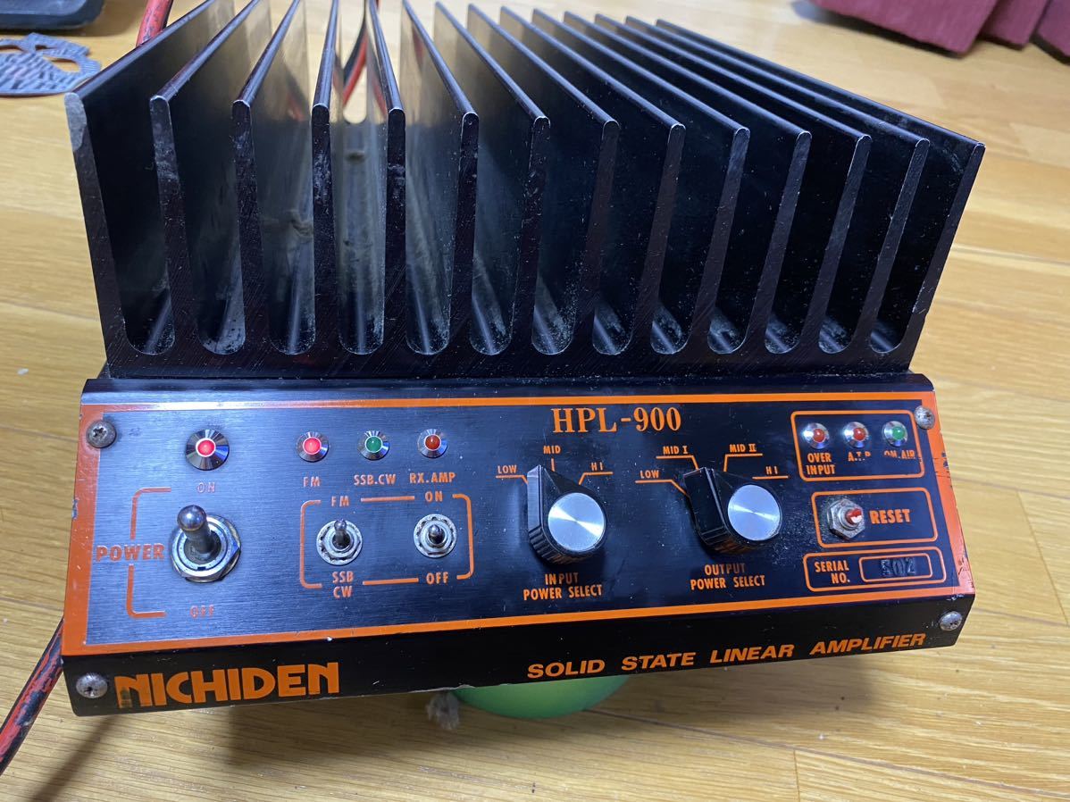 Yahoo!オークション NICHIDEN リニアアンプ - HPL-900 ジャンク 日伝