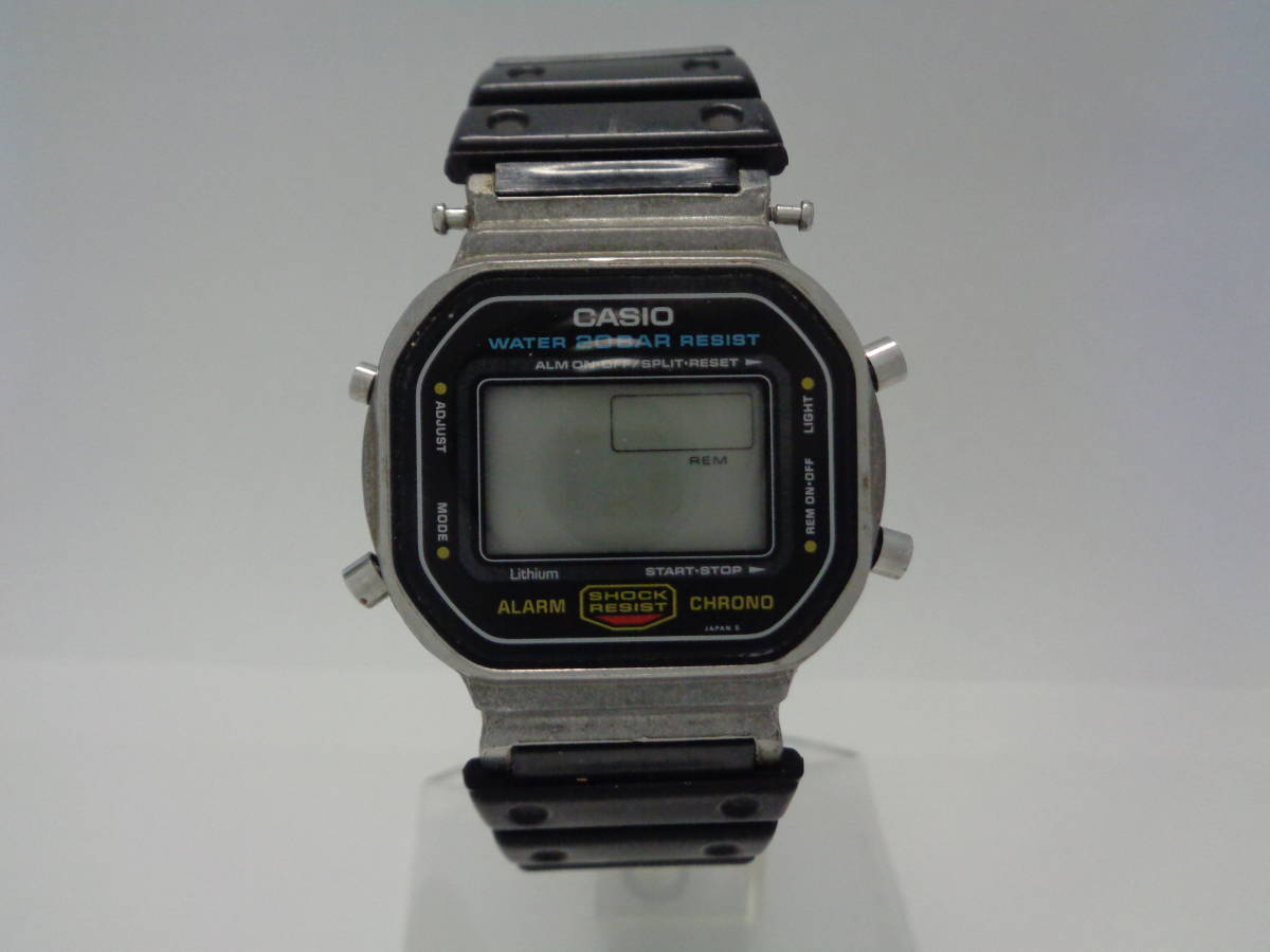 CASIO カシオ G-SHOCK 真正スピード DW-5600 スクリューバック 難あり