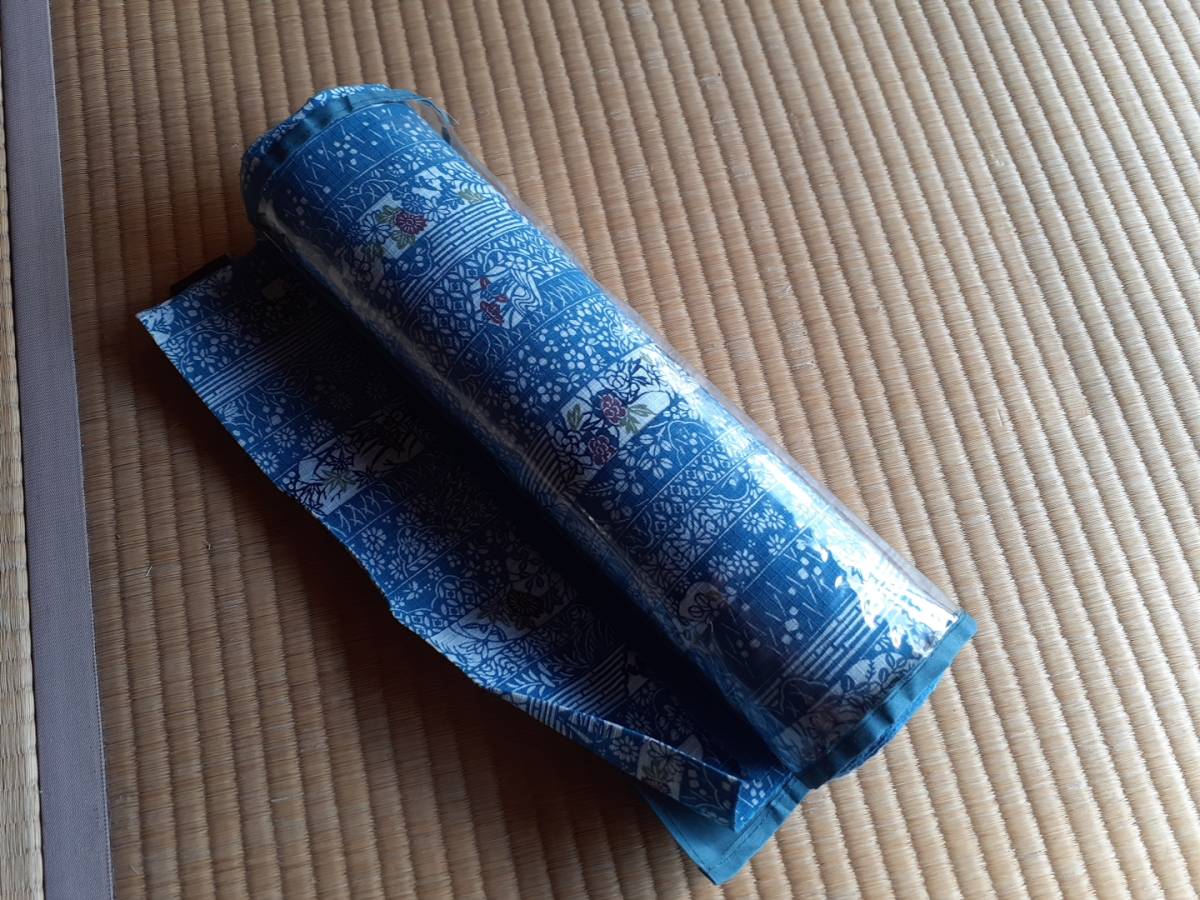 布　反物　錦紅梅　手差し小紋　絹100％　たけい　大きな写真あり　1円