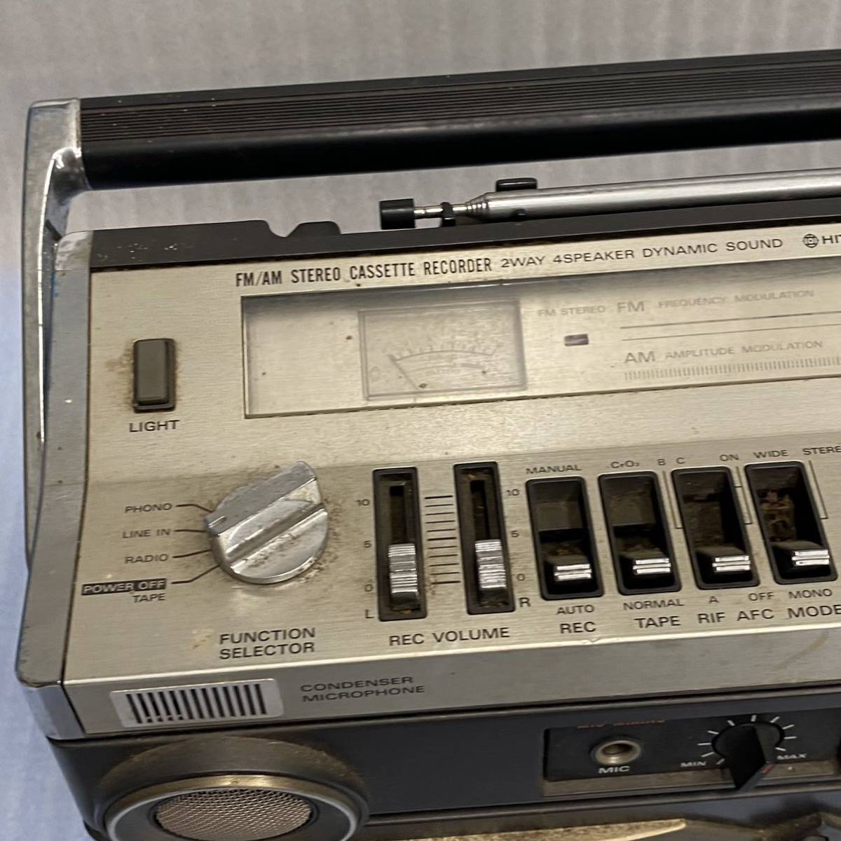 昭和レトロ☆HITACHI 日立 PERDISCO パディスコ TRK-8180 FM/AM