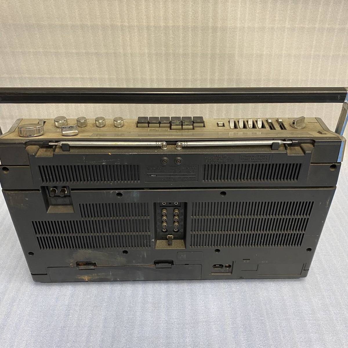 動作品｜HITACHI日立TRK-8180 ラジカセ昭和レトロ　ラジオFM AM 昭和レトロ☆HITACHI 日立 PERDISCO パディスコ TRK-8180 FM/AM