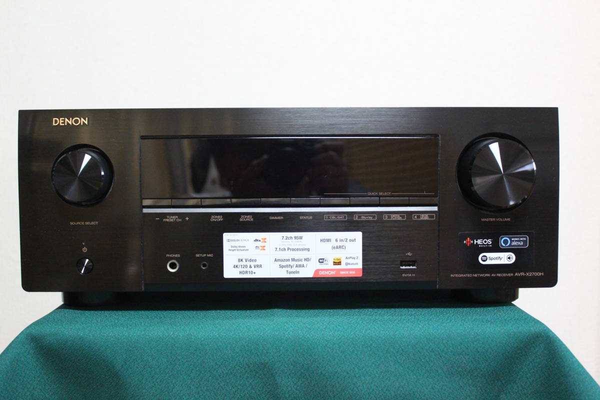 DENON AVR-X2700H AVR-X1500H 延長保証あり 付属品揃 7.2ch AVアンプ