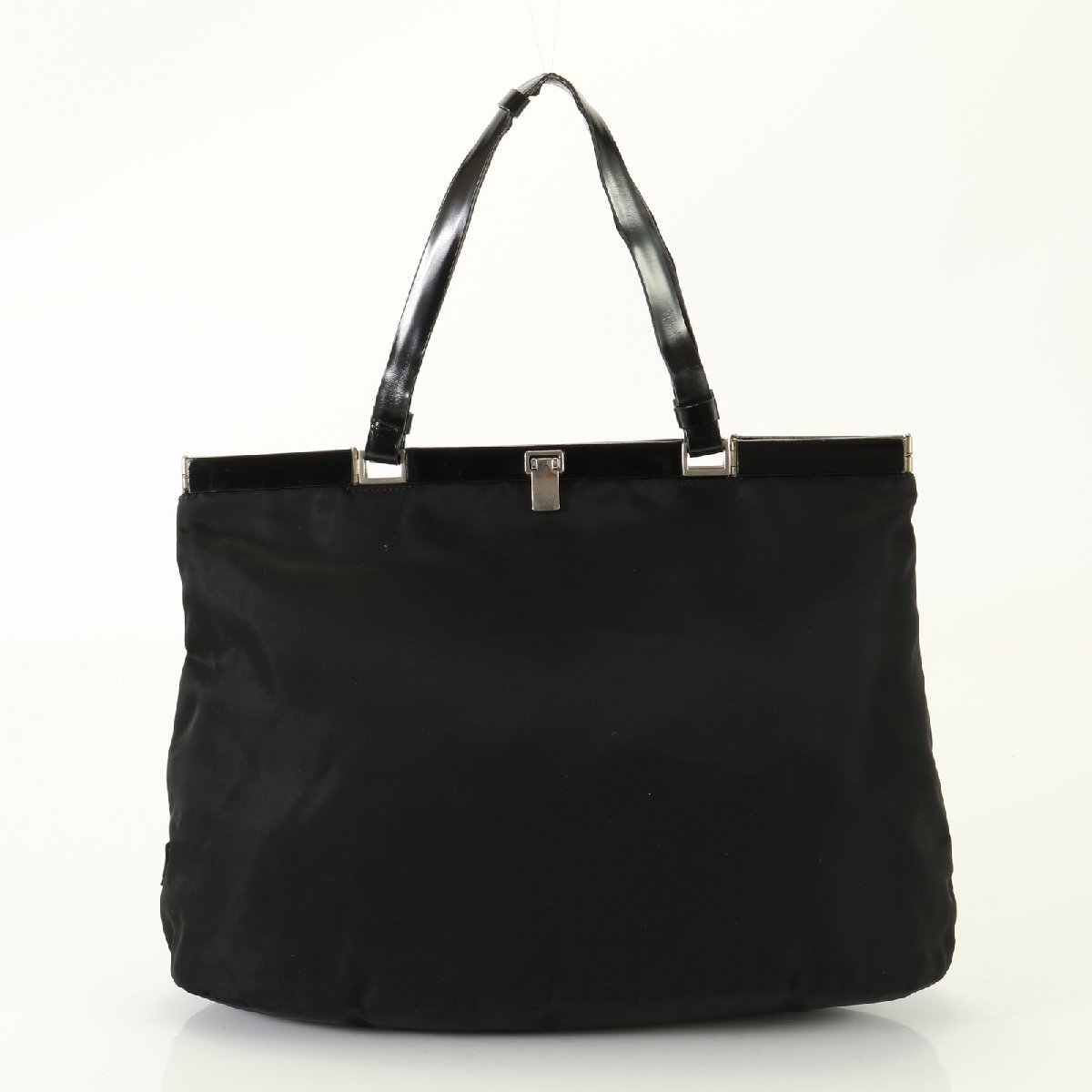 プラダ PRADA ナイロン トートバッグ テスート 三角ロゴ 美品 1円 ワン 