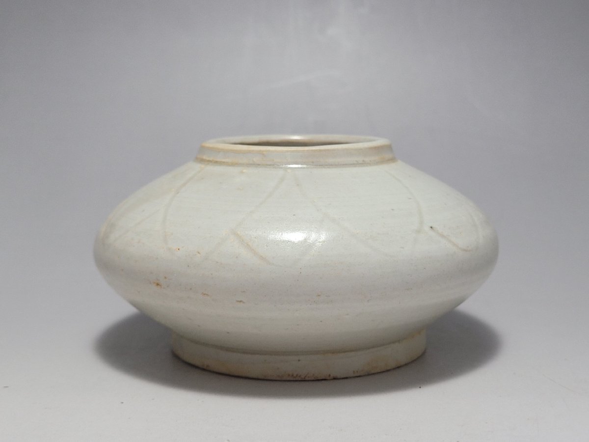 染付 盒 中国 蓋物 陶磁器 China 松 竹 梅 蘭 人物 四君子 唐子