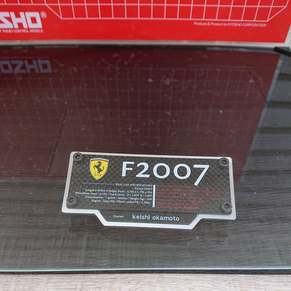 コレクションケース フェラーリ f2007 ディスプレイケース