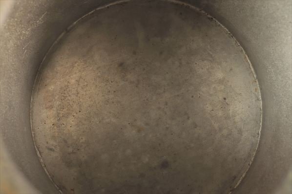 中国古玩 唐物 沈存周造 別号 竹居 古錫 斑錫 茶壷 茶壺 茶入れ 煎茶