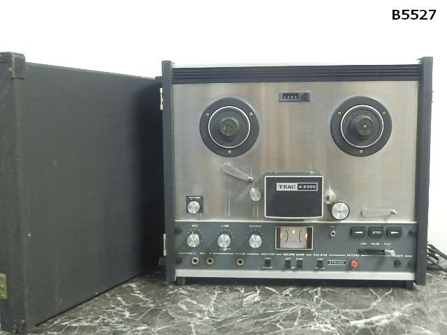 B5527M TEAC オープンリールテープデッキ A-2300 通電確認
