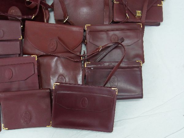 1円 Cartier カルティエ マストライン レザー 等 クラッチバッグ  