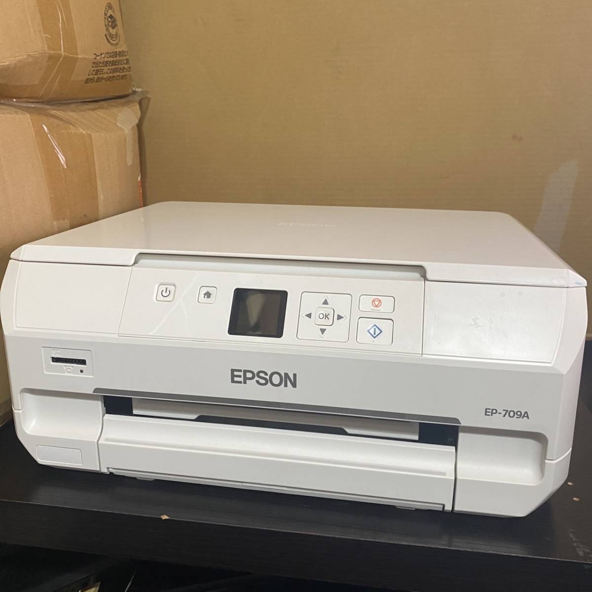 【豊富な，100%新品】 EPSON インクジェットプリンター EP-709A(A4プリンタ)｜売買されたオークション情報、yahooの商品情報をアーカイブ公開 - オークファン エプソン