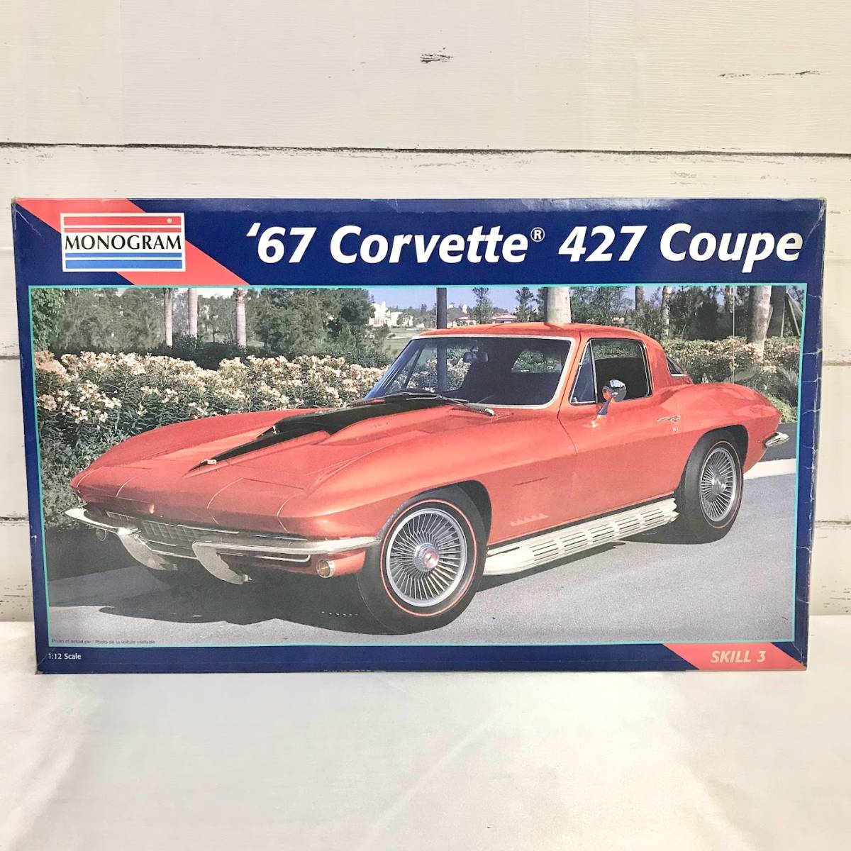 □未組立□ 1/12 モノグラム '67 コルベット 427クーペ スキル3
