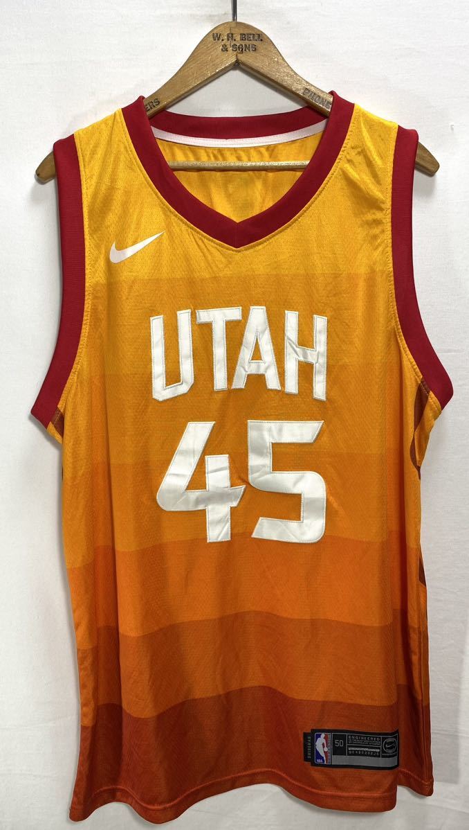 □ NIKE ナイキ NBA ” UTAH Jazz ＃45 MITCHELL ” ジャズ ドノバン 