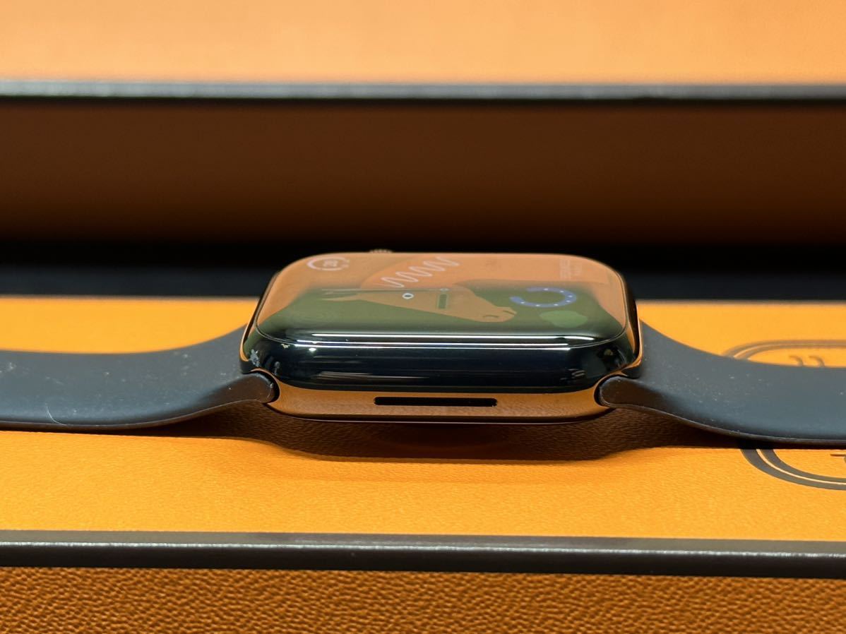 ☆最新 超美品 100% 黒 Apple Watch series8 HERMES 41mm アップル 