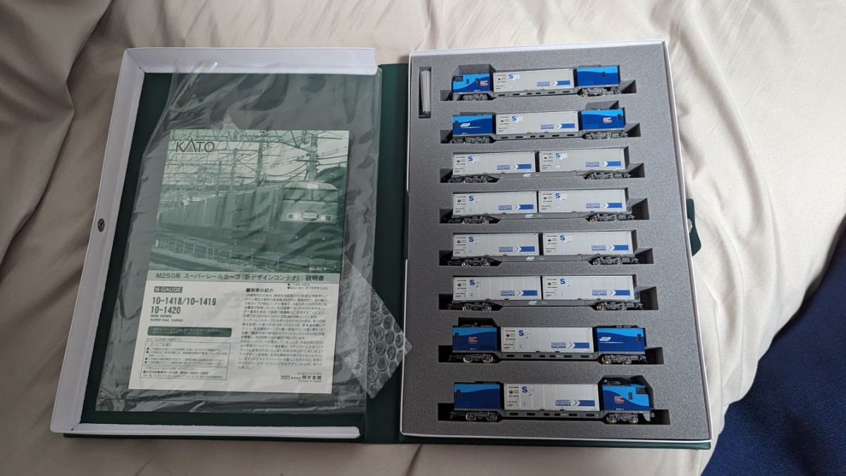 Nゲージ KATO スーパーレールカーゴ 基本増結16両フルセット コンテナ初期