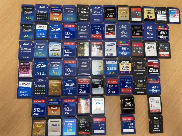 USED SDカード全68枚まとめ