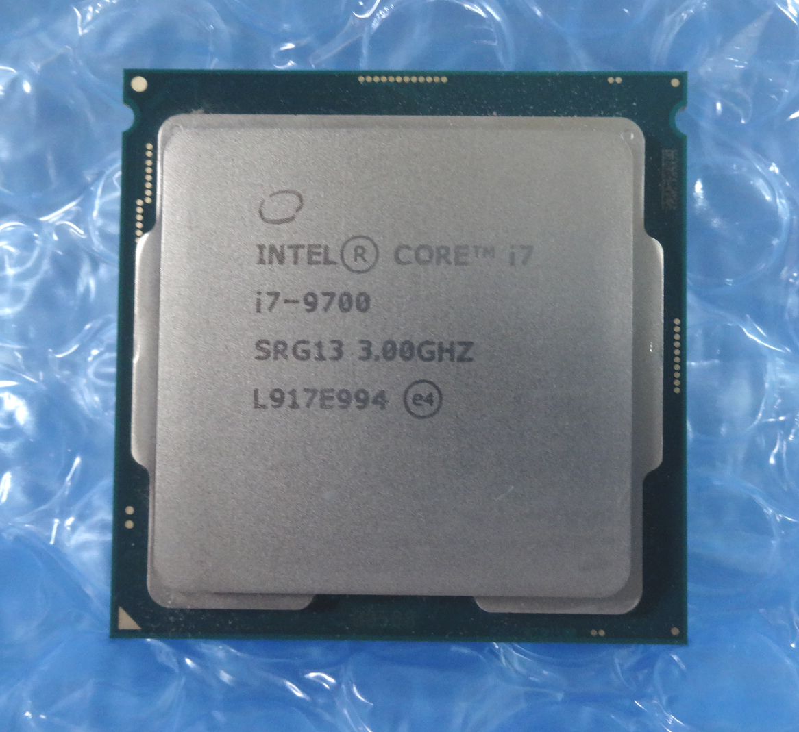 Intel corei7‐9700 CPU本体のみ Intel Core i7-9700 CPU 本体 2個セット