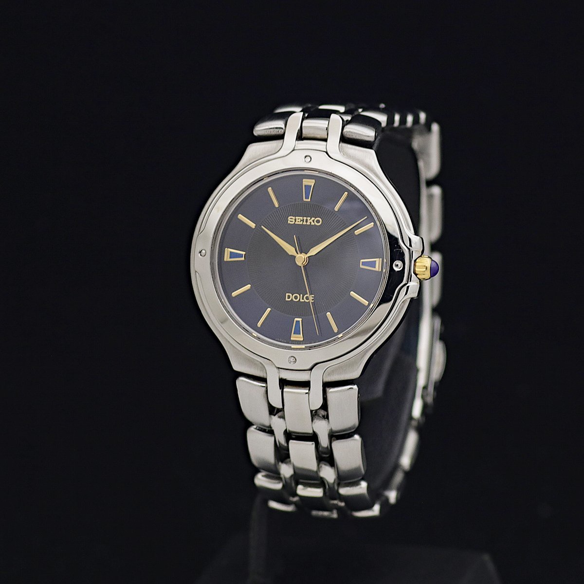 美品 SEIKO セイコー ドルチェ SACM067 8J41-6150 SS メンズ 年差 