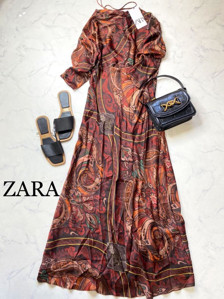 ZARA ザラ - とろみ素材 大人素敵 タグ付き未使用 Yahoo!オークション 