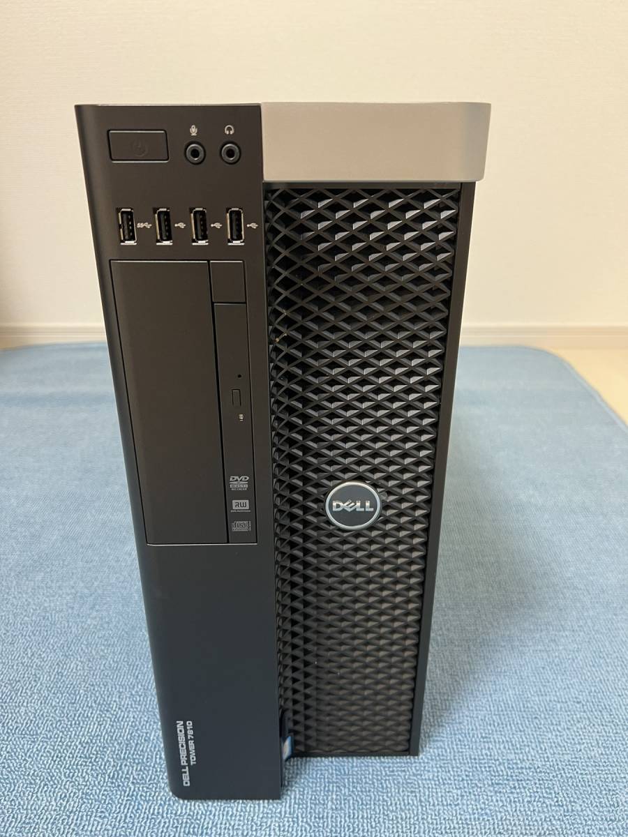 DELL デル デスクトップ PC PRECISION TOWER 7810、 Intel XEON E5-2609 v4 1.70GHz・16GBメモリー ・1TB HDD・中古現状品 