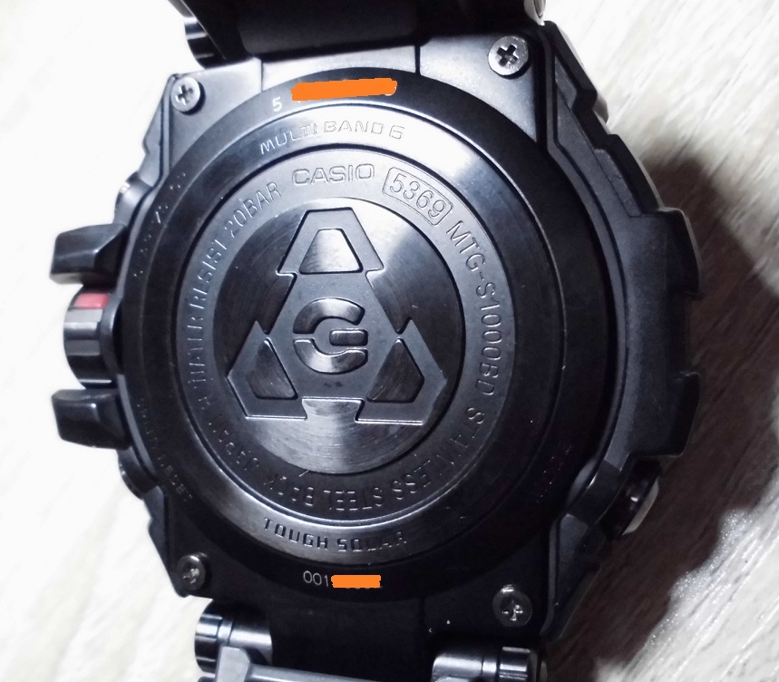 送料３００円～！カシオ Gショック MTG-S1000BD-1AJF 電波ソーラー ブラックメタル トリプルGレジスト コアガード構造 定価１２４２００円_10
