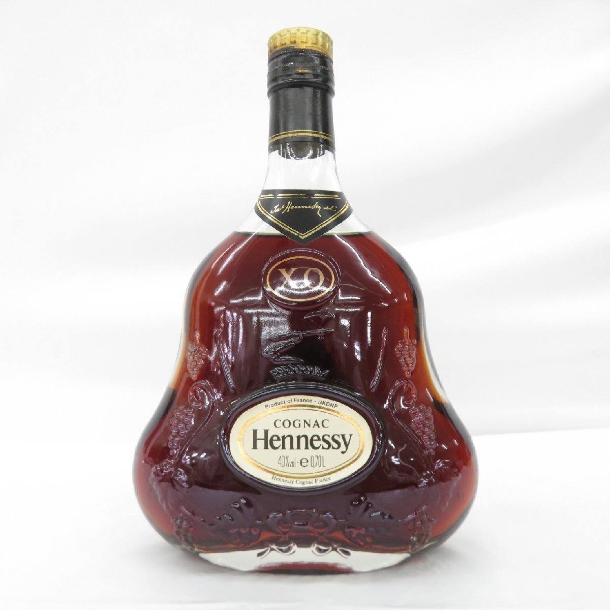 未開栓】Hennessy ヘネシー XO 金キャップ クリアボトル ブランデー 