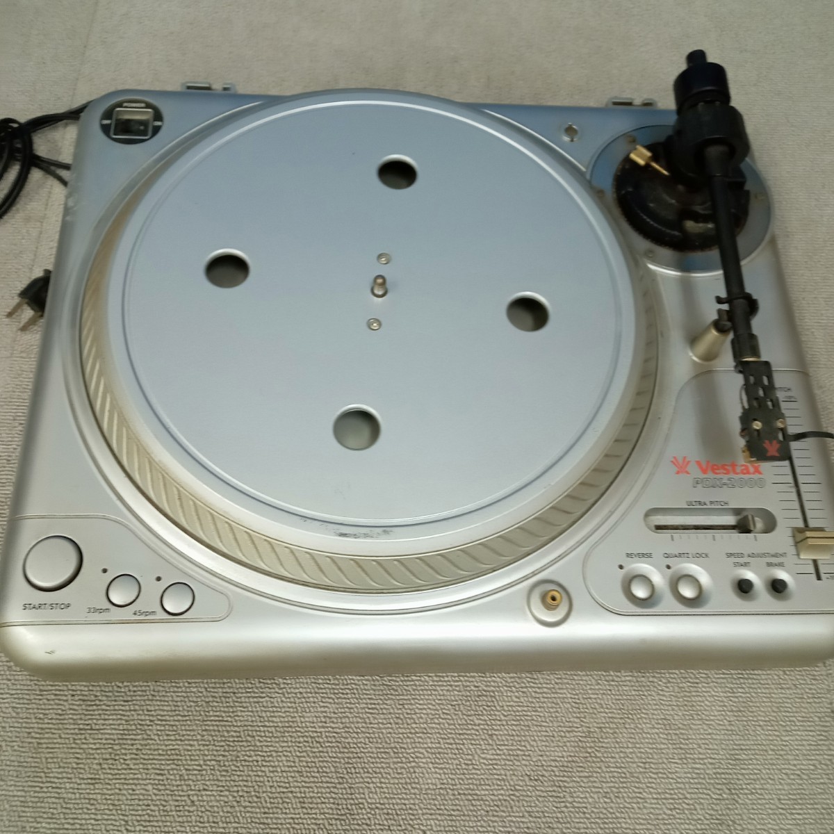 曽我部8月No.36 Vestax ベス タックス ターンテーブル PDX-2000 動作