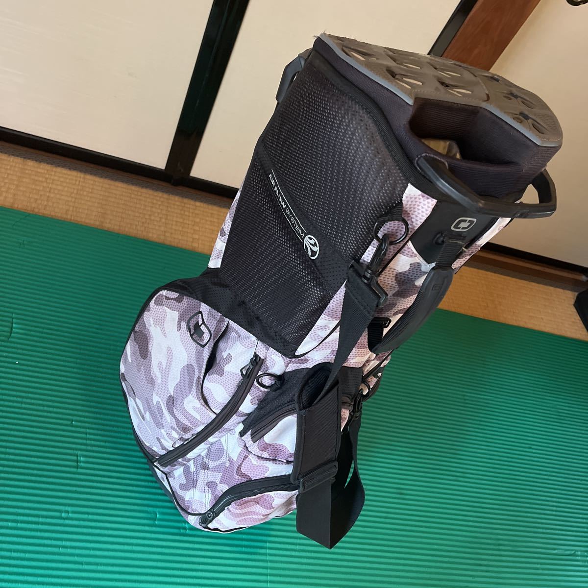 中古＊OGIO オジオ キャディバッグ 14分割 サイレンサー付き 
