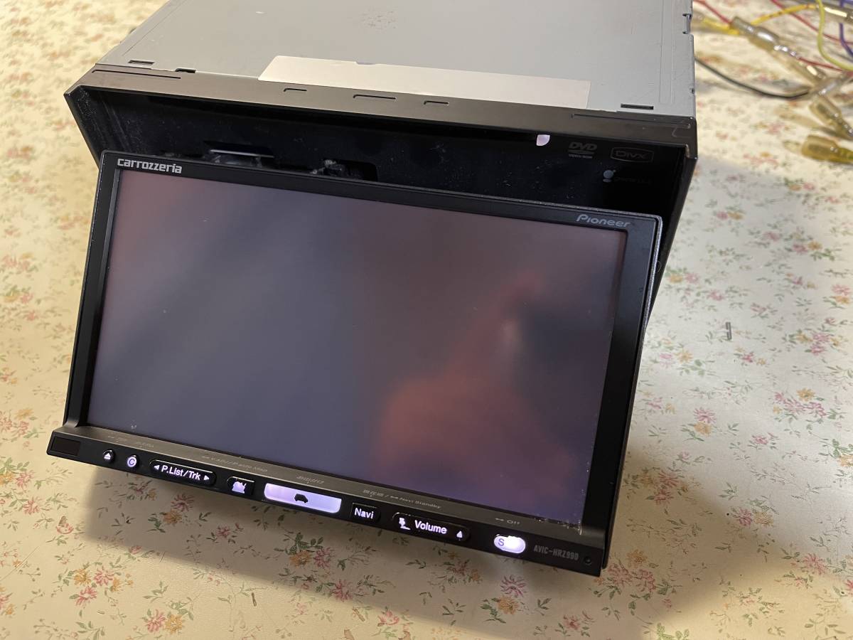 carrozzeria 楽ナビ AVIC-HRZ990 動作確認済 カロッツェリア PIONEER AVIC-HRZ990 HDD ナビ Bluetooth 中古カーナビ