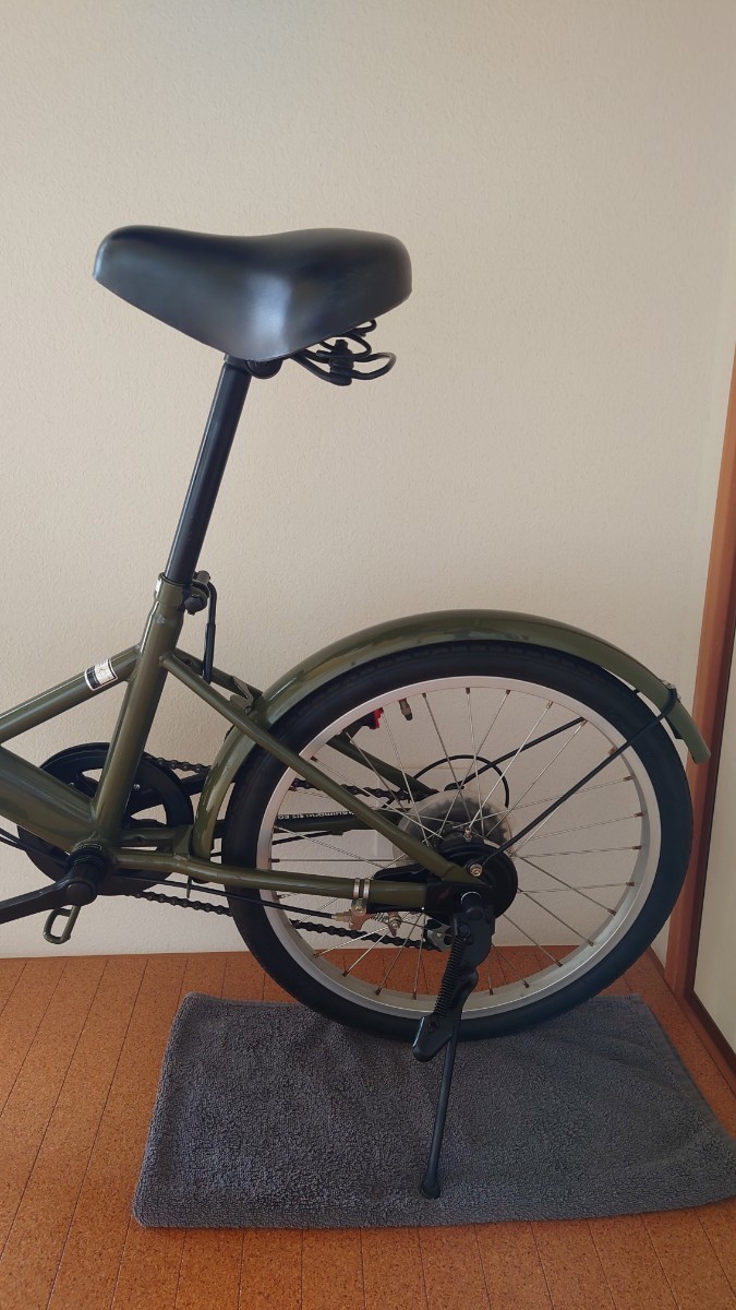 中古美車 折り畳み自転車 折りたたみ自転車 取説、カバー、カギ付属 