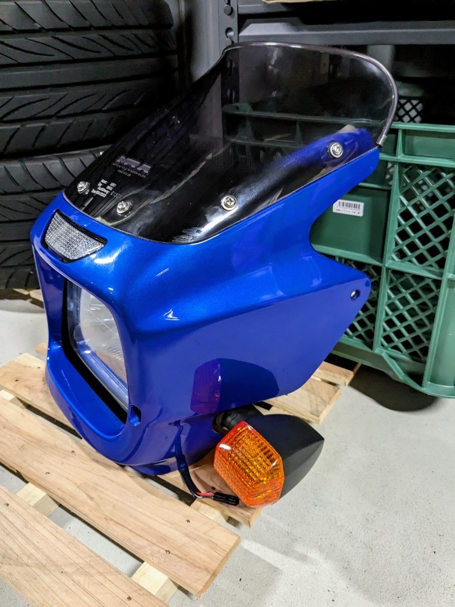 美品 希少 ZRX1200R 1100 400 純正 ビキニカウル MRAスクリーン 新品逆 