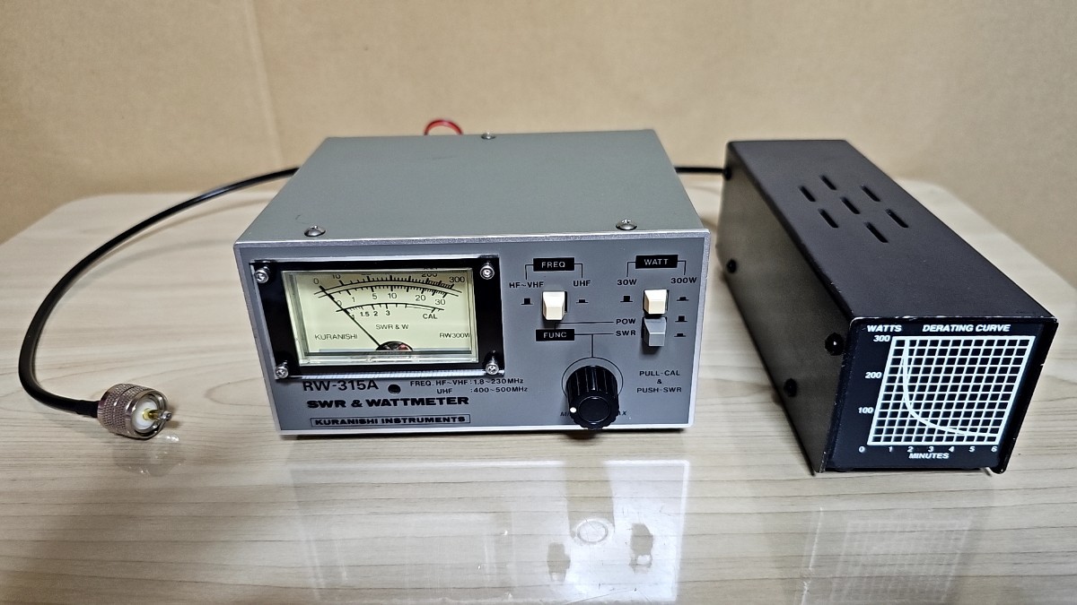 クラニシSWR&POWER計+MFJ260C(300W) ダミーロード