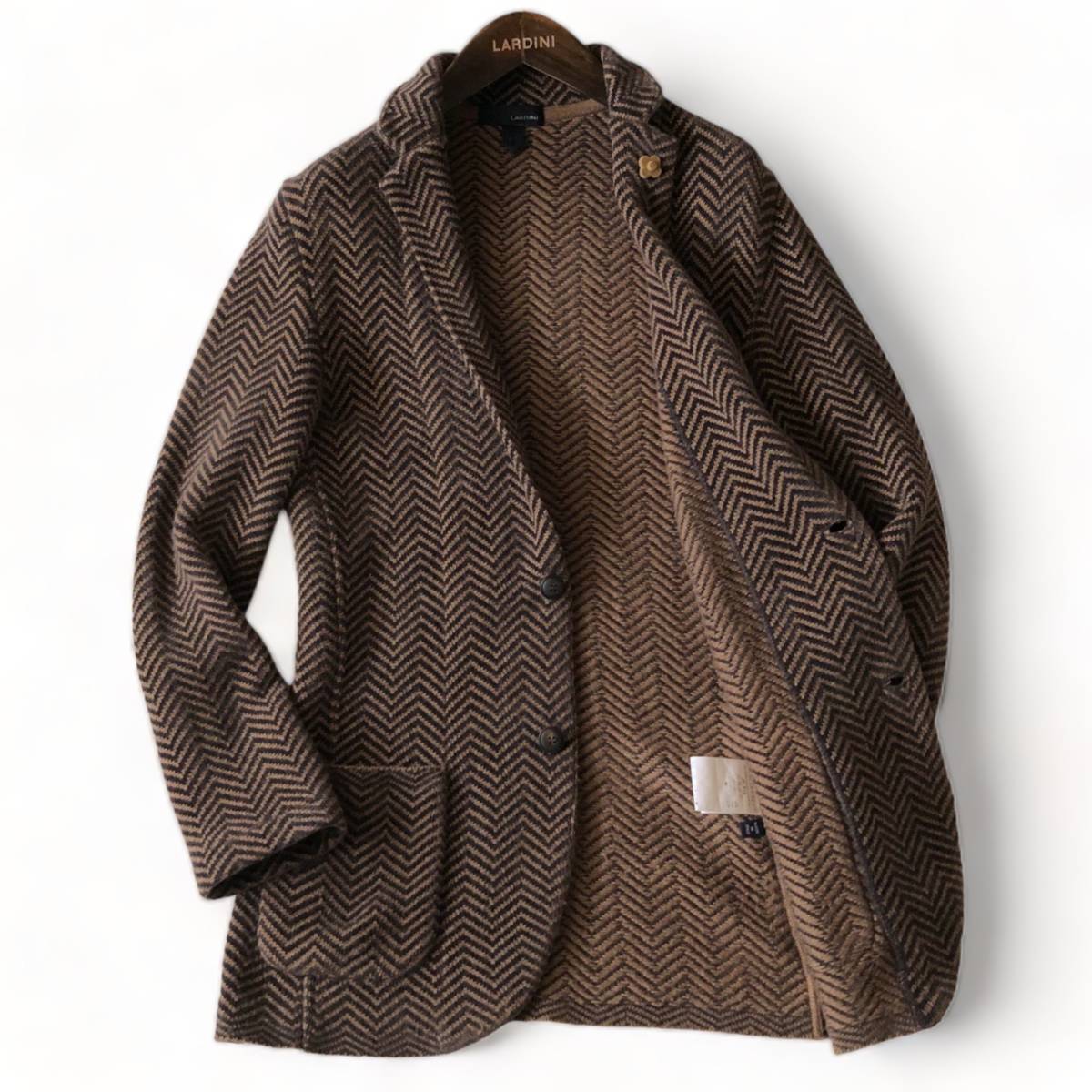 極美品ラルディーニ☆ニットジャケット☆LARDINI☆春夏
