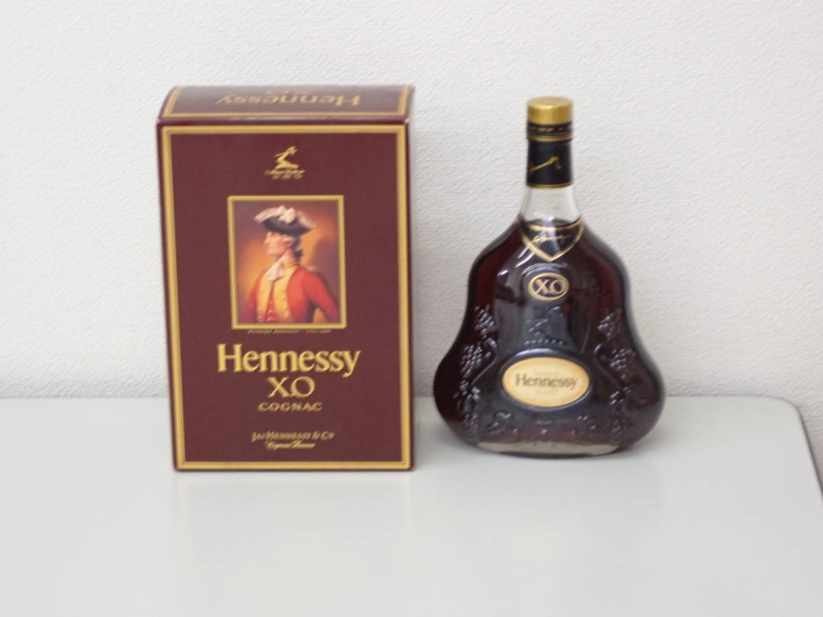 古酒）-2； ヘネシー Hennessy XO 金キャップ クリアボトル 700ml 40