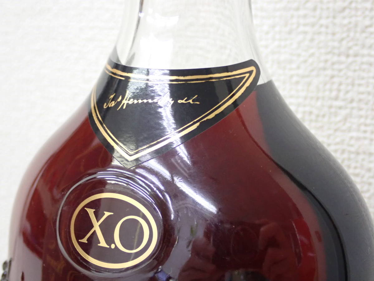 古酒）-2； ヘネシー Hennessy XO 金キャップ クリアボトル 700ml 40