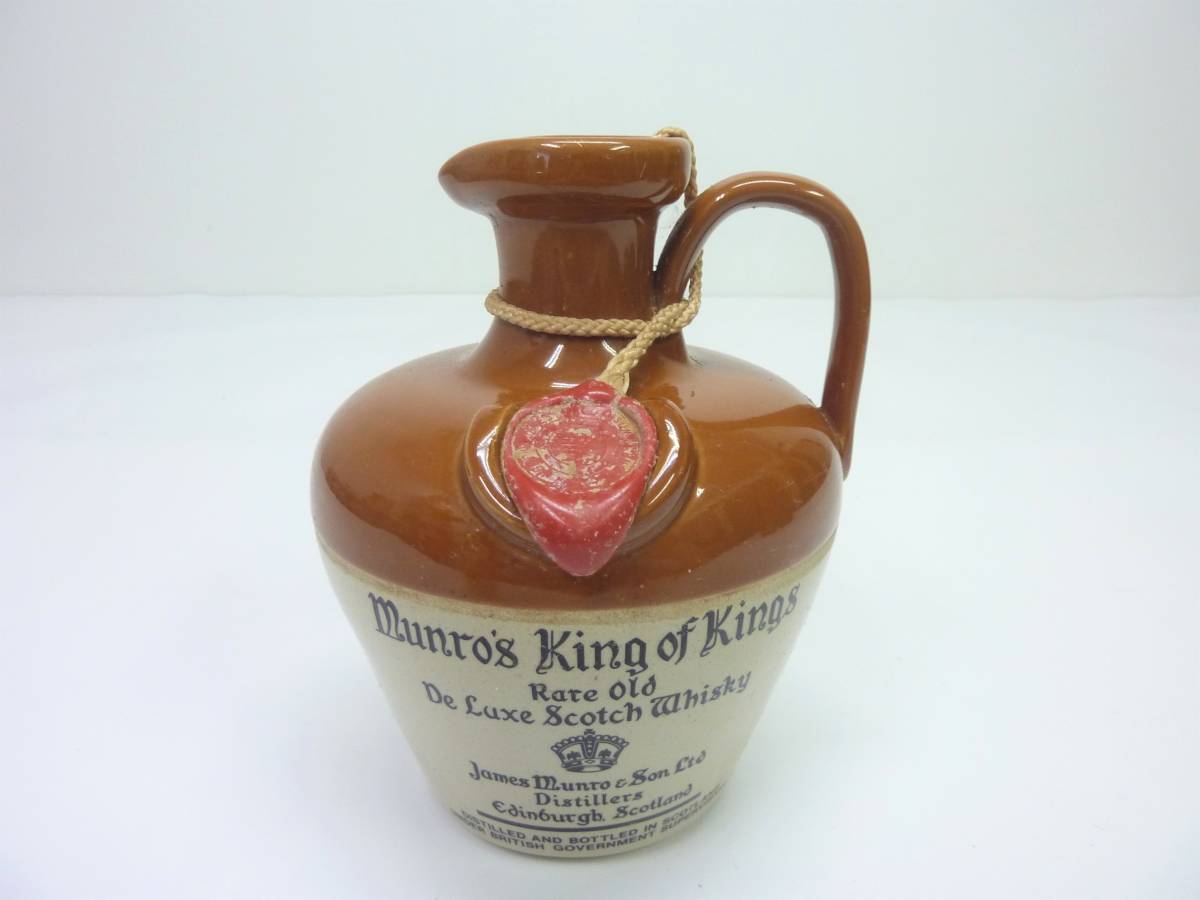1円～ 古酒 未開栓 マンローズ キングオブキングス Munro\'s King of Kings 王様マーク 760ml 43% スコッチ ウイスキー 高島屋 マンローズ King Kings - 「マンローズ 2本