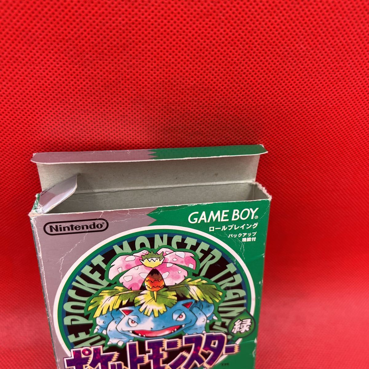 GB】 ポケットモンスター 緑 ゲームボーイ グリーン ポケモン 初代 箱 