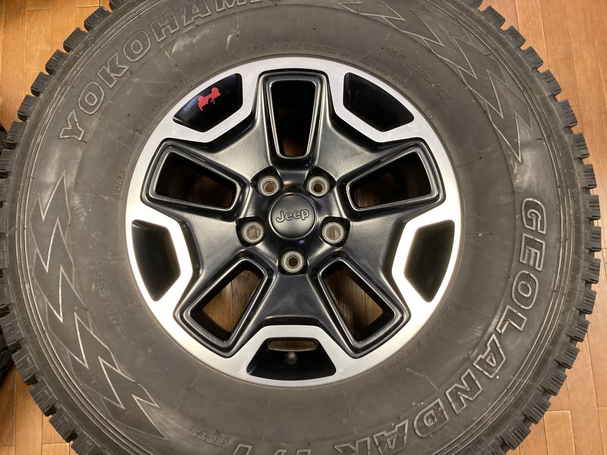 半期決算SALE スペア付き5本Set Jeep ラングラー純正 17インチ 7.5J+ 