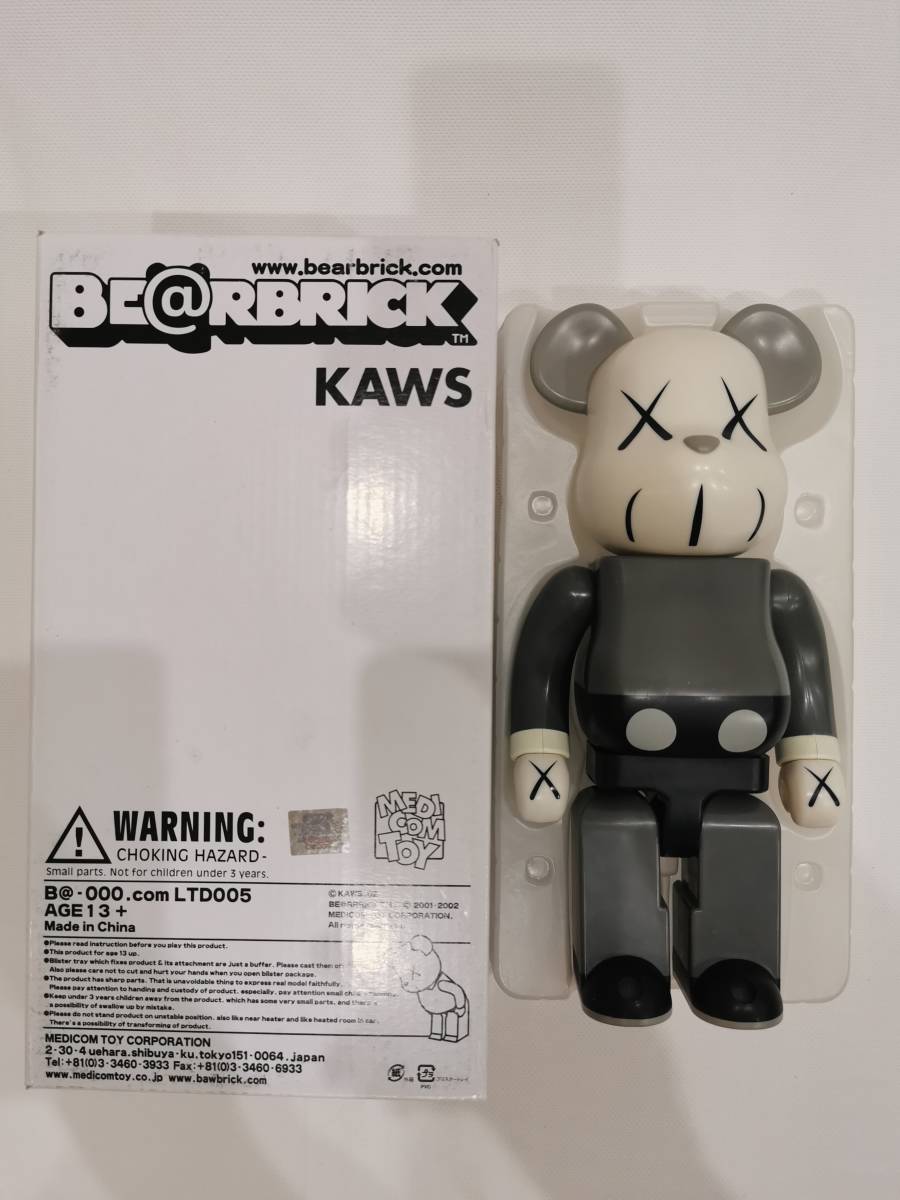 ベアブリック KAWS コンパニオン Original Fake グレー 400％ KAWS