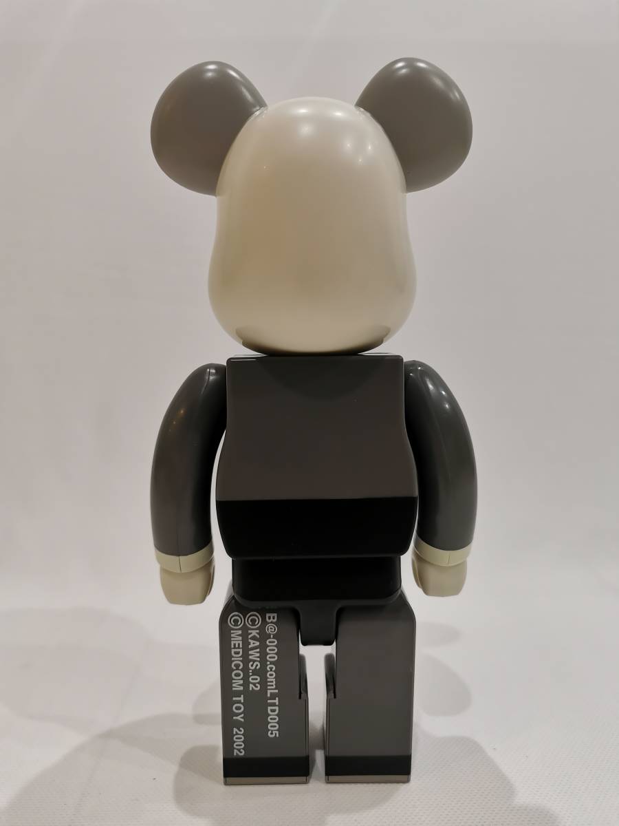 ベアブリック KAWS コンパニオン Original Fake グレー 400％ KAWS