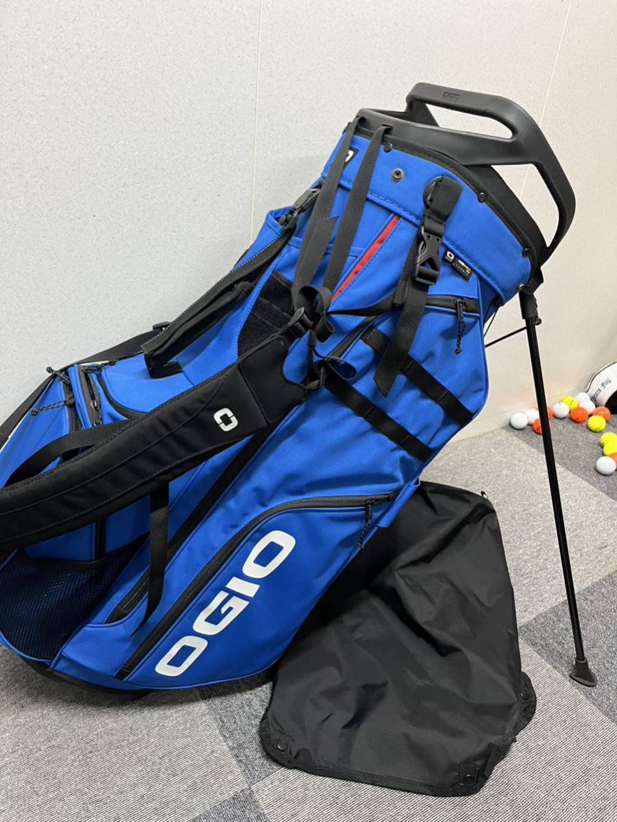 送料無料 超希少 美品 2019年 11型 OGIO ブルー オジオ コンボイ ALPHA CONVOY 514 スタンド キャディバッグ