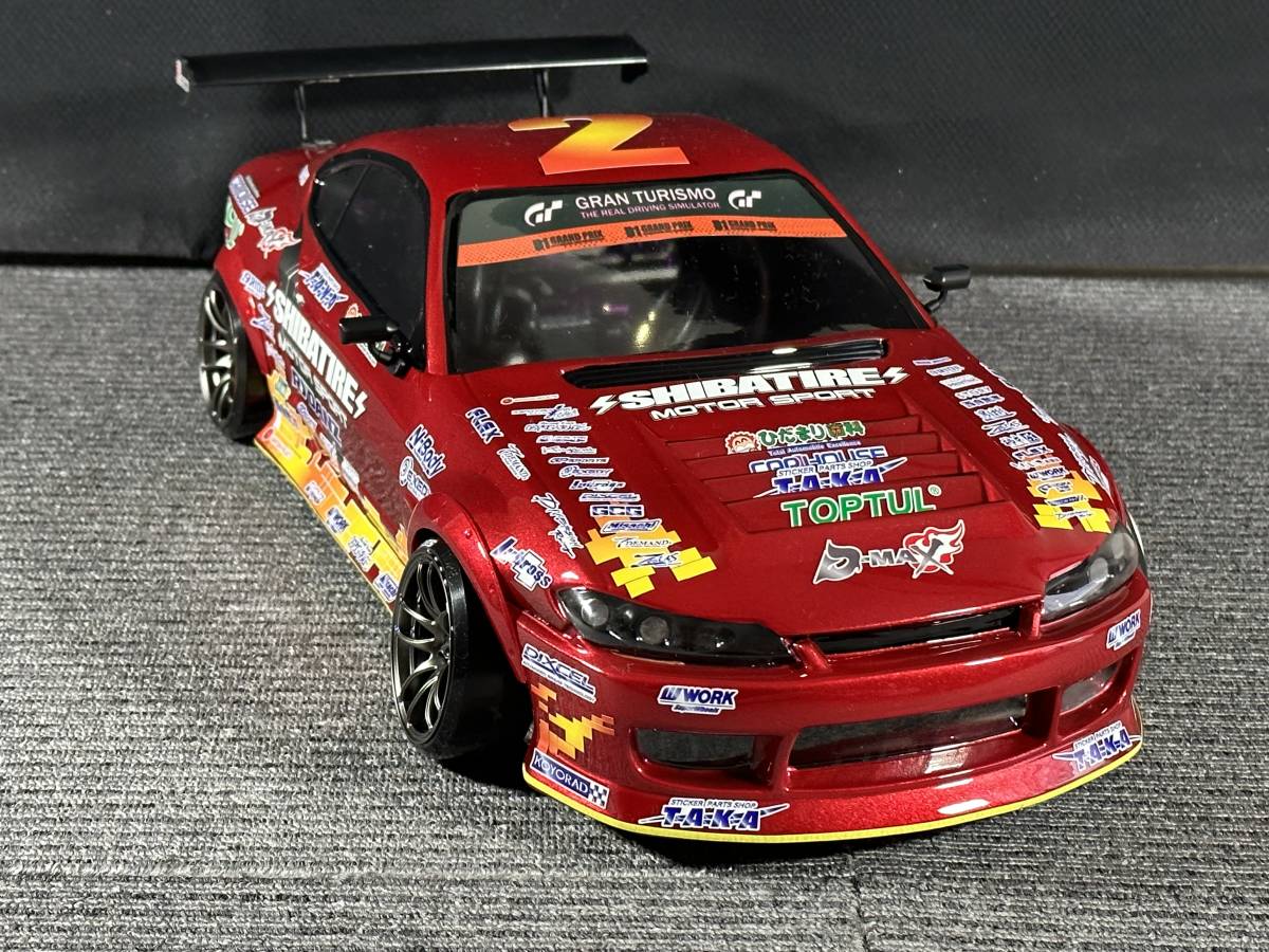 D-MAX S15 SILVIA DRIFT SPEC ボディセット [R31W438] - スーパーラジコン