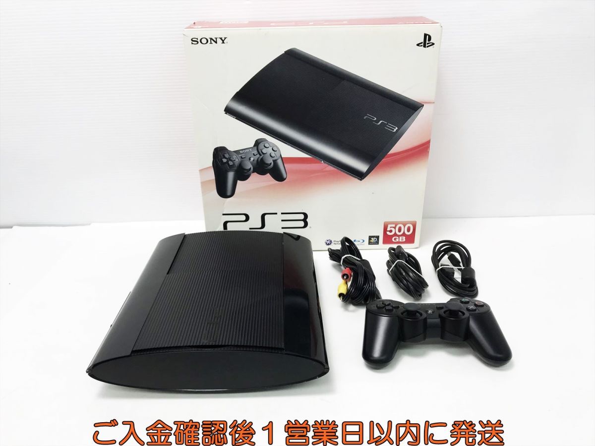 動作確認済み PS3 本体 セット 500GB ブラック SONY PlayStation3 CECH